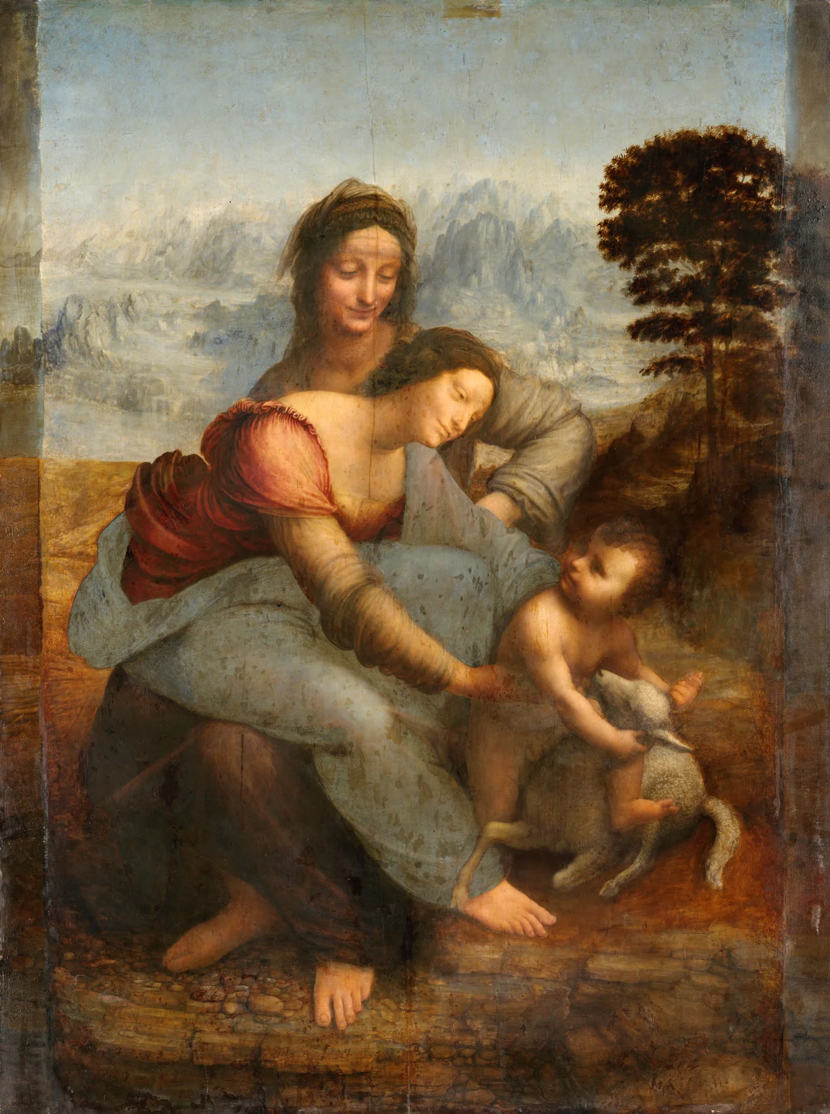 Leonardo da Vinci's Virgin and Child with St. Anne