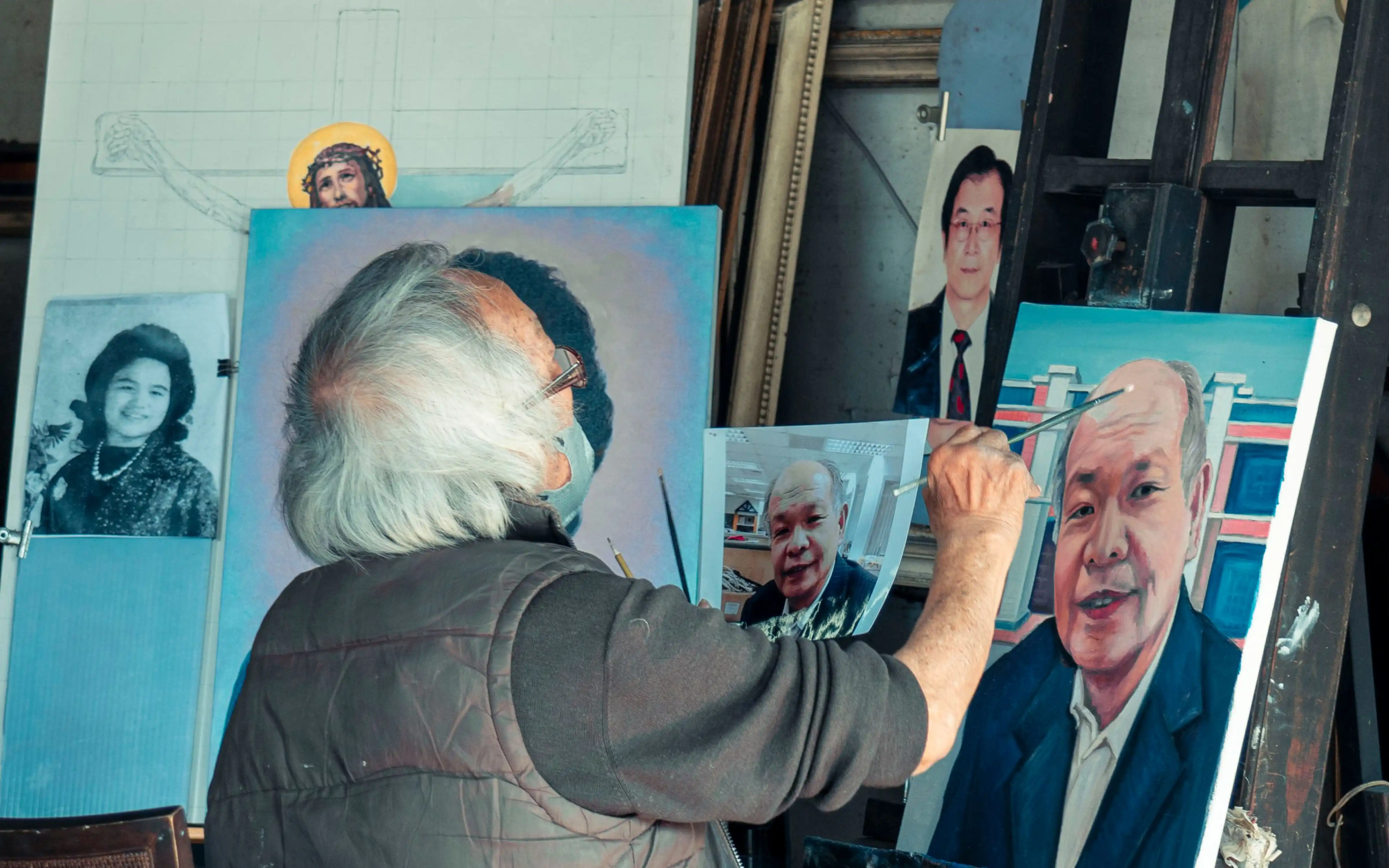 How to grid a portrait accurately